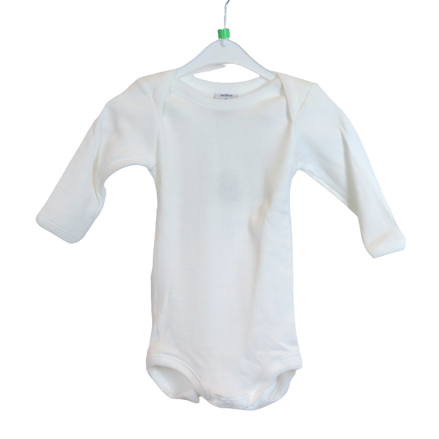 Langarm Body Petit Bateau weiß 62