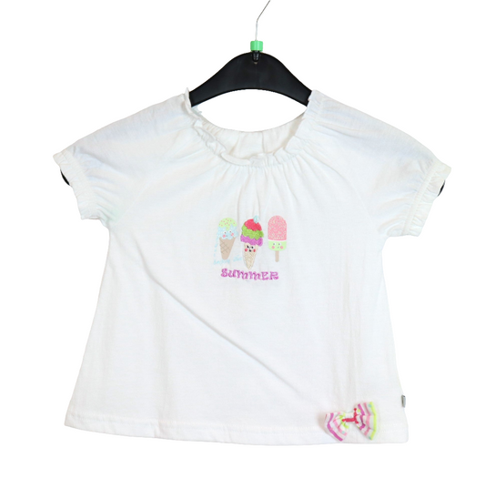 T-Shirt - Jacky - kurzarm - 68 - weiß - Eis - mit Original-Etikett