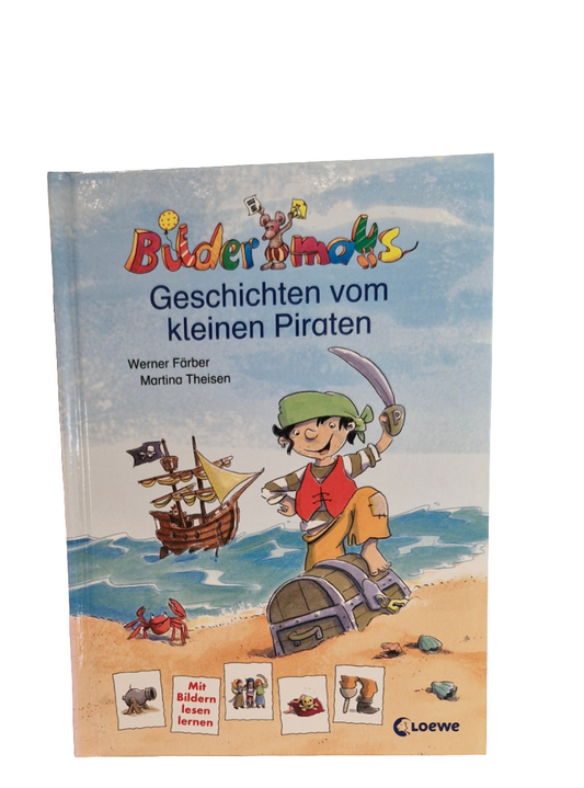 Kindergarten -Buch - Leselöwen - Bildermaus - Geschichten vom kleinen Piraten -  Zustand sehr gut