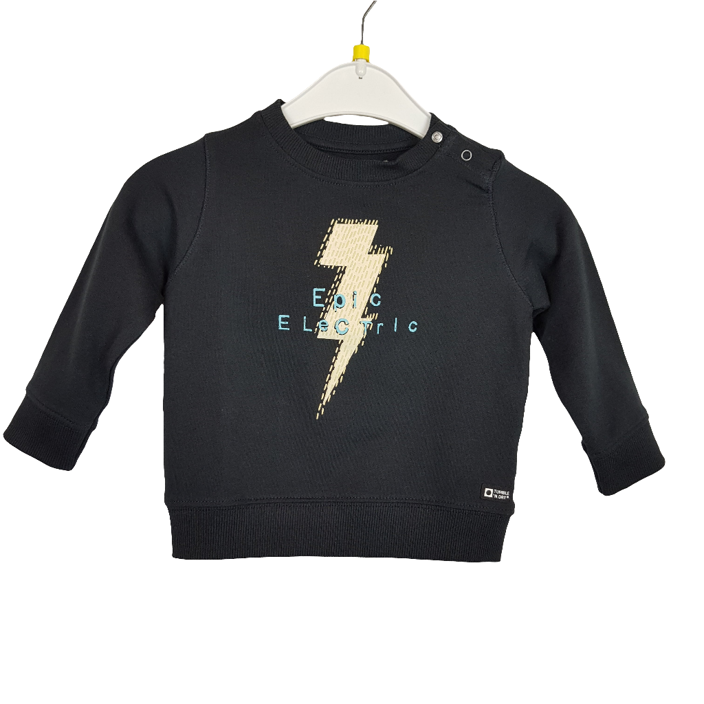 Pullover - Tumble'n Dry - Sweat - 74 - schwarz - Schrift - Boy mit Original-Etikett
