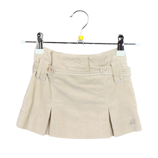 Rock - Samt - River Woods - Falten - 74/80 - beige mit Original-Etikett
