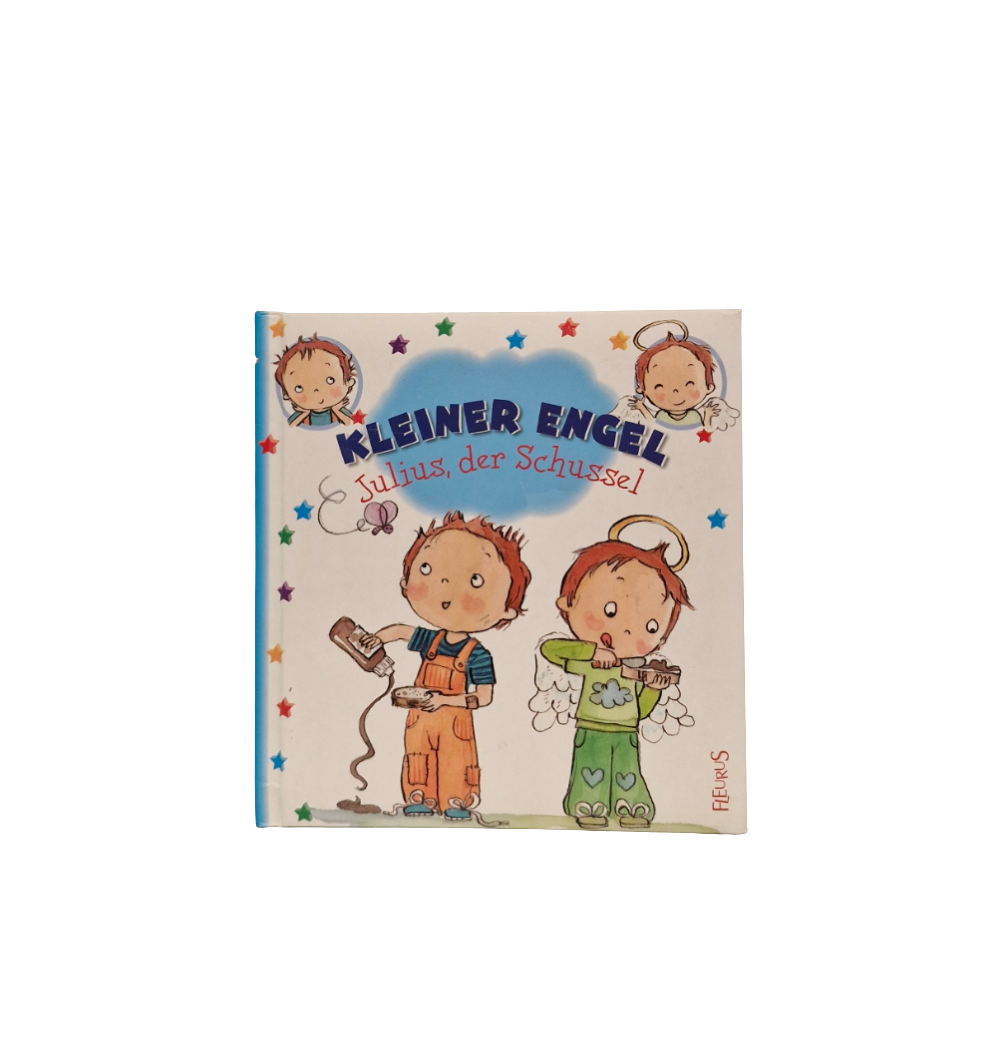 Kindergarten-Buch - Fleurus - Kleiner Engel - Julius der Schussel - mit abwaschbaren Seiten- Zustand gut
