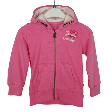 Jacke - noppies - Sweat mit Kapuze - 92 - pink - Schrift -  sehr guter Zustand