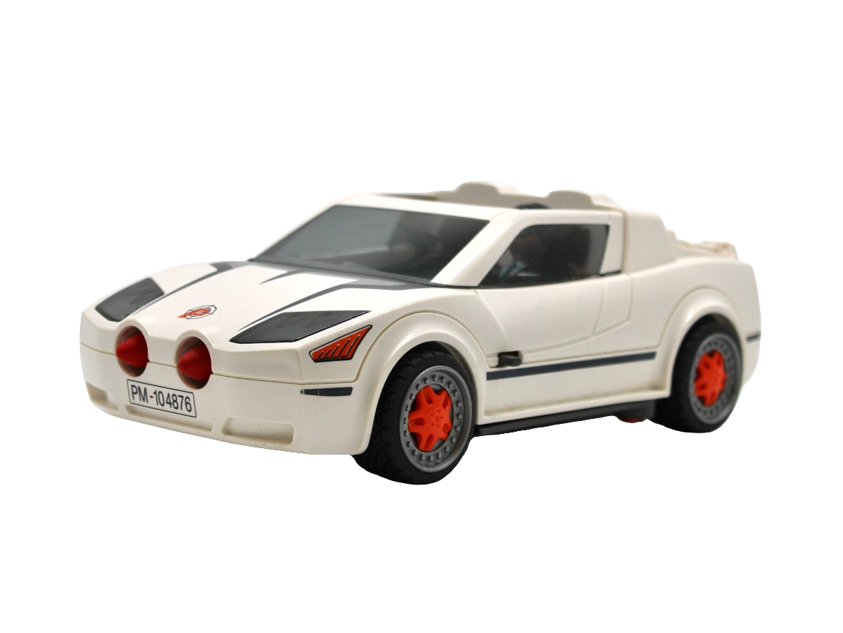 Playmobil - Agenten Super -Racer - 4876 - Super-Racer - Auto - grau/weiß