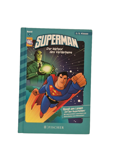 Jugend-Buch - Supermann - Fischer - Meteor des Verderbens -  Zustand sehr gut
