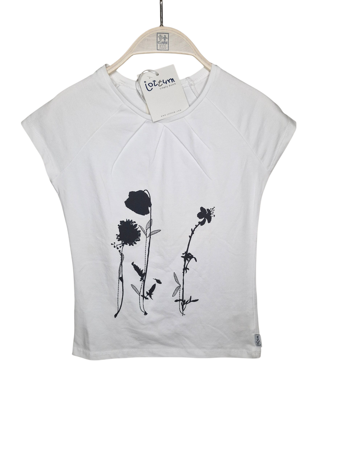 Top - jottum - ohne Ärmel - weiß - Blume mit Original-Etikett
