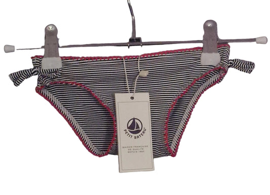 Badekleidung - Petit Bateau - Badehose - 74 - blau/rot/weiß - geringelt