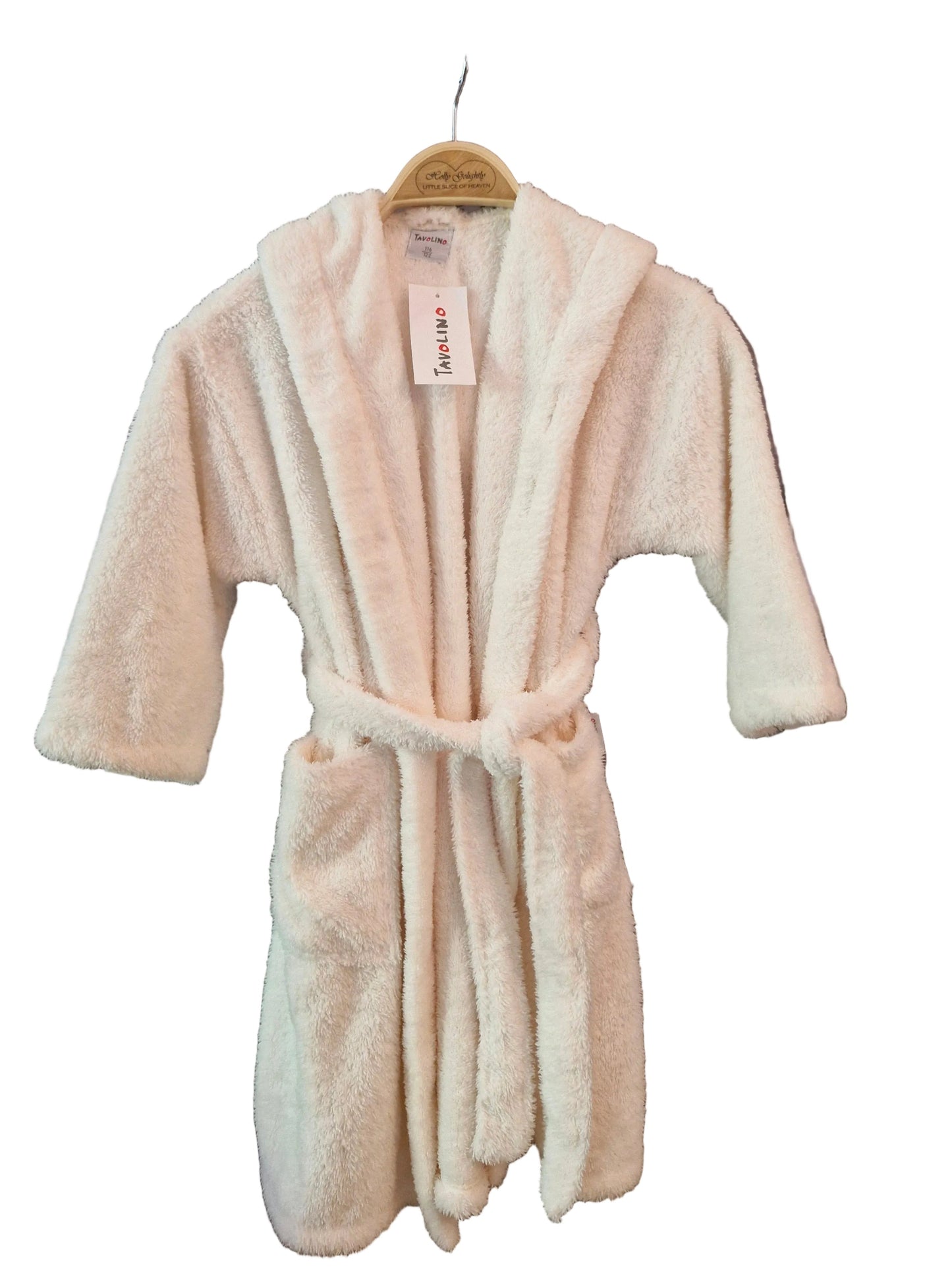 Bademantel - Tavolinchen - 116 - beige - mit Kapuze