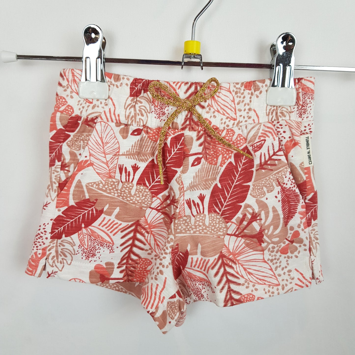 Hose - Tumble `N Dry - kurz - 74 - bunt - Girl mit Original-Etikett