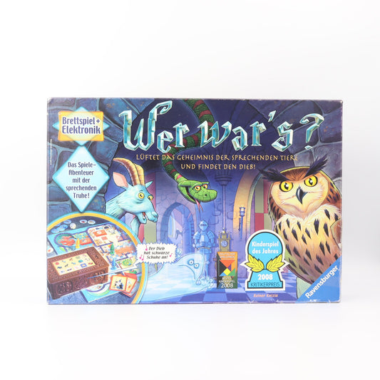 Brettspiel - Ravensburger -  - Wer War's? -  mit Elektronik - Sehr guter Zustand