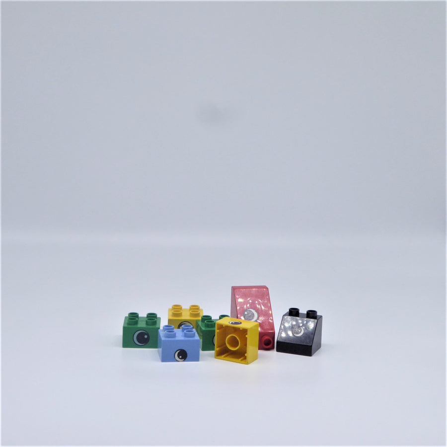 Lego Duplo 7 Sondersteine, bedruckt