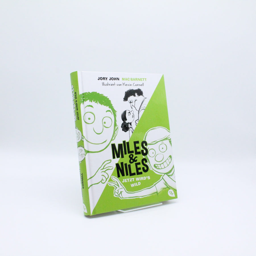 Bücher & Co - Jugendbuch - cbt - Jetzt wirds wild - Miles & Niles - grün