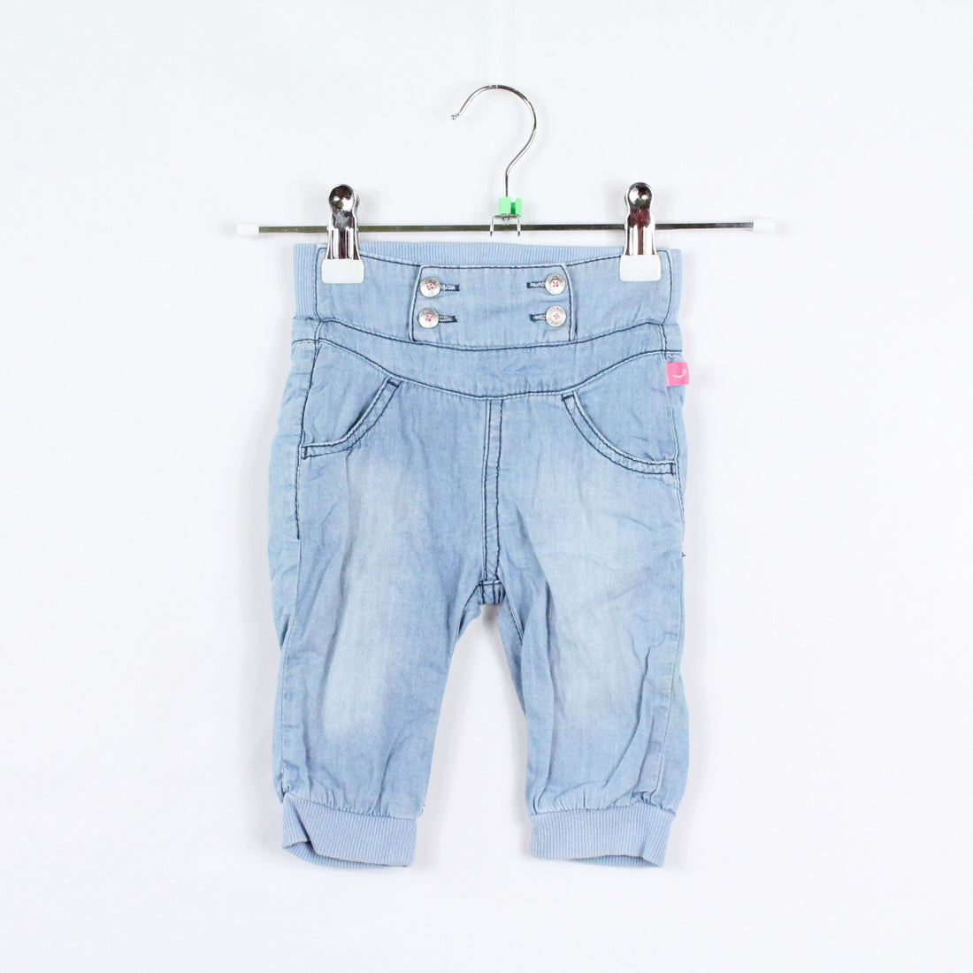 Hose - Baby Face - lang - 68 - hellblau - Jeans - Girl - sehr guter Zustand