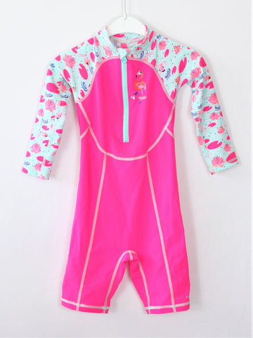 Badekleidung - Nabaiji - Neopren-Anzug - 86 - pink - Fisch - Girl