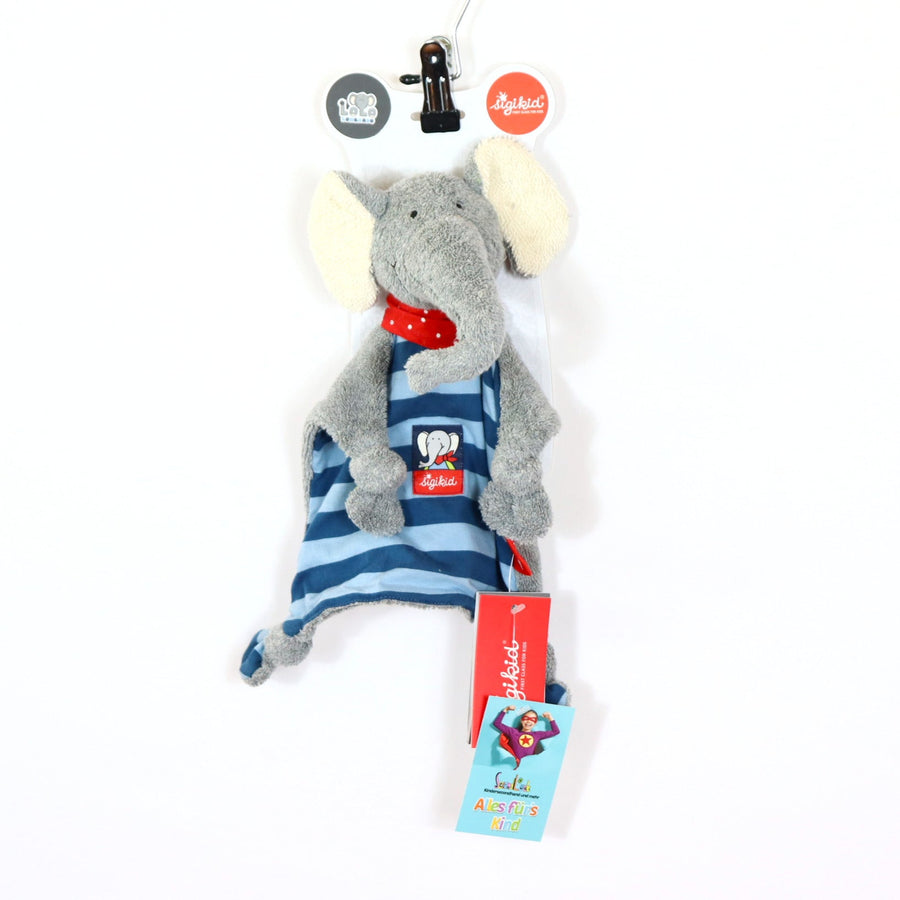 Stoffspielzeug - Sigikid - Elefant - blau/grau