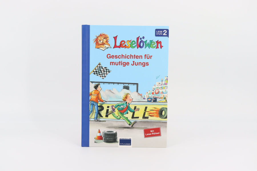 Grundschul-Buch - Stiftung lesen - Leselöwe - Geschichten für mutige Jungs - sehr guter Zustand