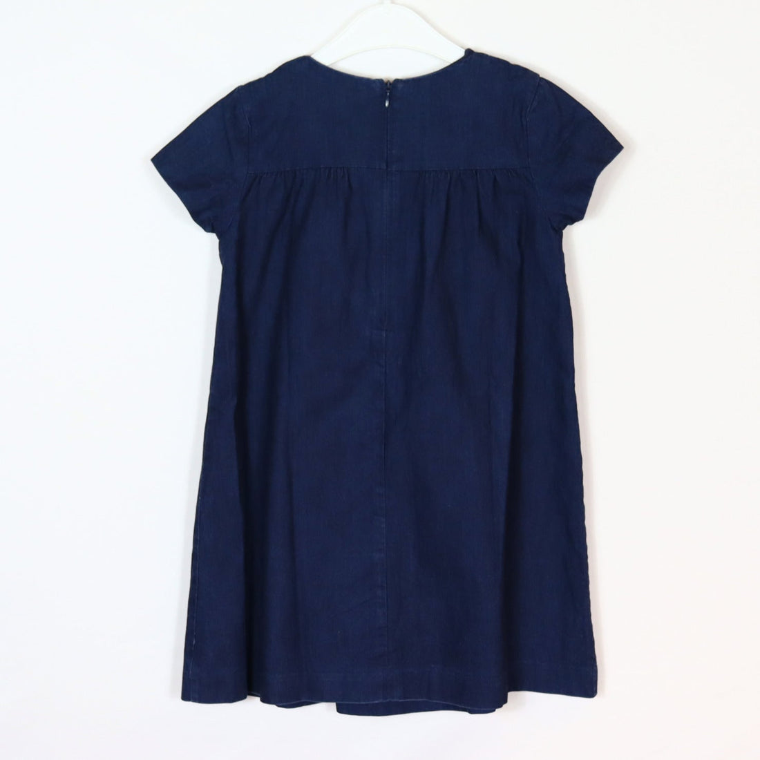 Kleid - Jacadi - 128 - blau - keine - Jeans - uni - Sehr guter Zustand