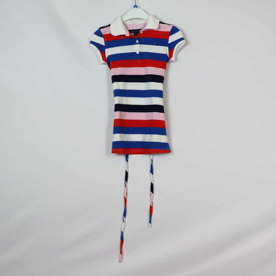 Kleid - Tommy Hilfiger - 98 - rot/weiß/blau - mit Gürtel - gestreift - sehr guter Zustand