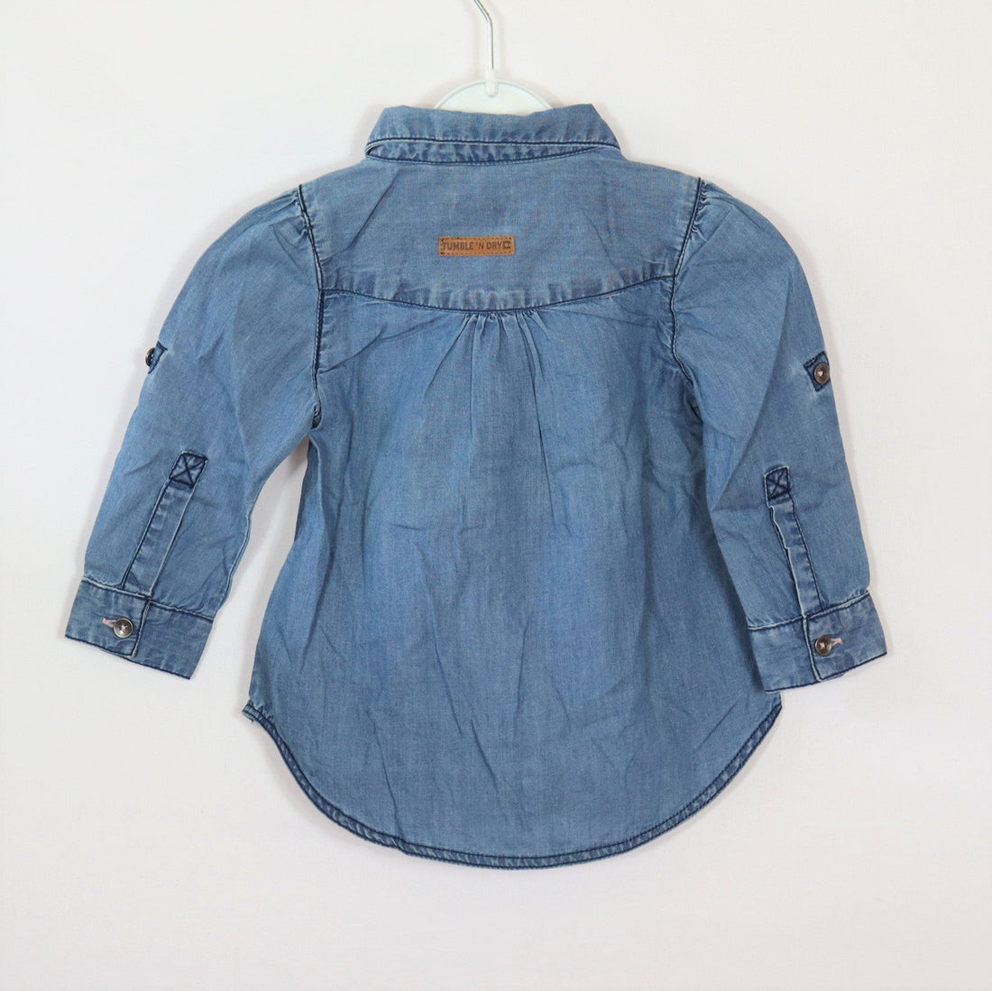 Bluse - Tumble `N Dry - 74 - blau - Jeans - sehr guter Zustand
