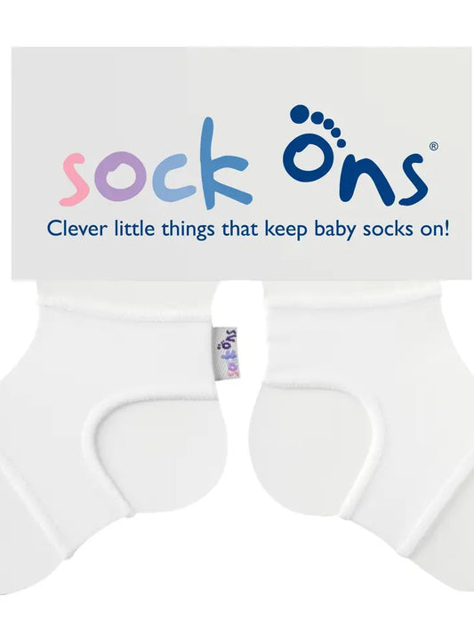 Sock ons - 0-6 Monate/weiß